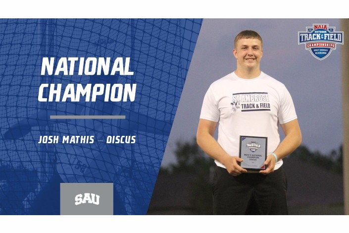 Mathis wins National Championship in discus