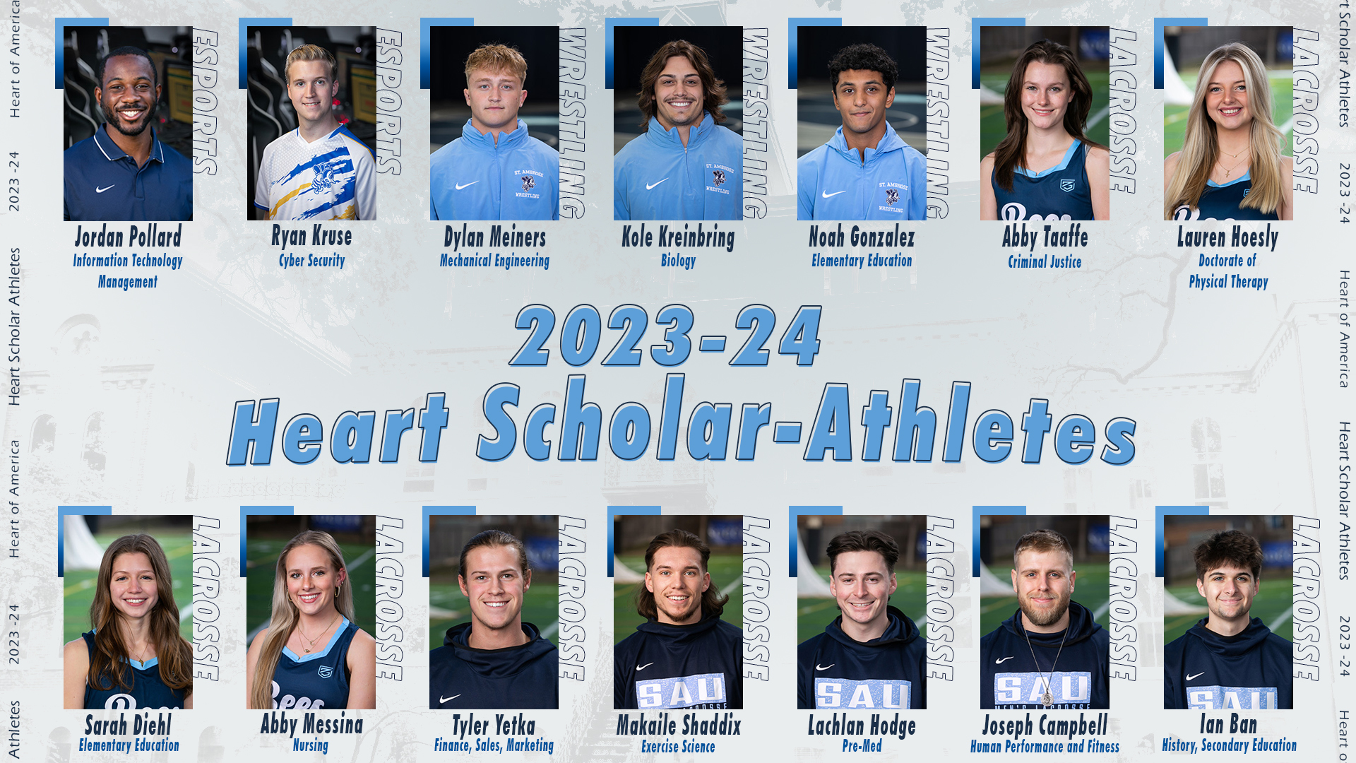 Fourteen named to the Heart-Scholar list