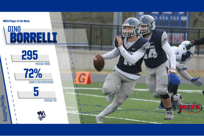 Borrelli named MSFA Offensive Player of the Week