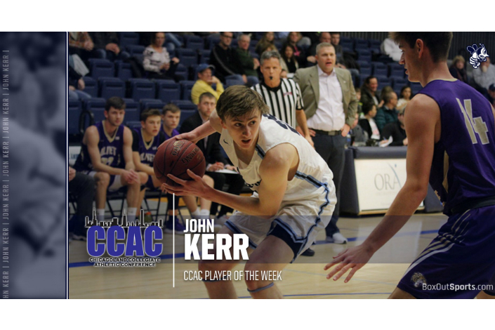 Kerr named CCAC Player of the Week