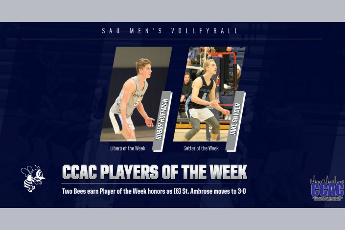 Snyder and Hoffman named CCAC Players of the Week