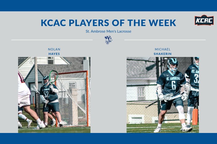 Hayes, Shakerin earn KCAC Player of the Week honors