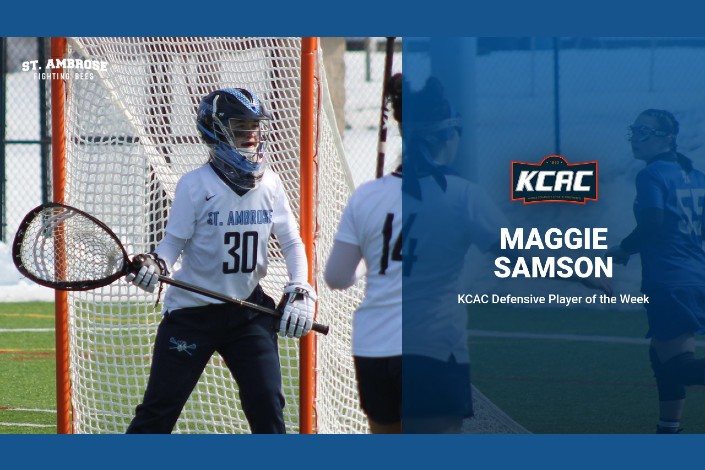 Samson named KCAC Defensive Player of the Week