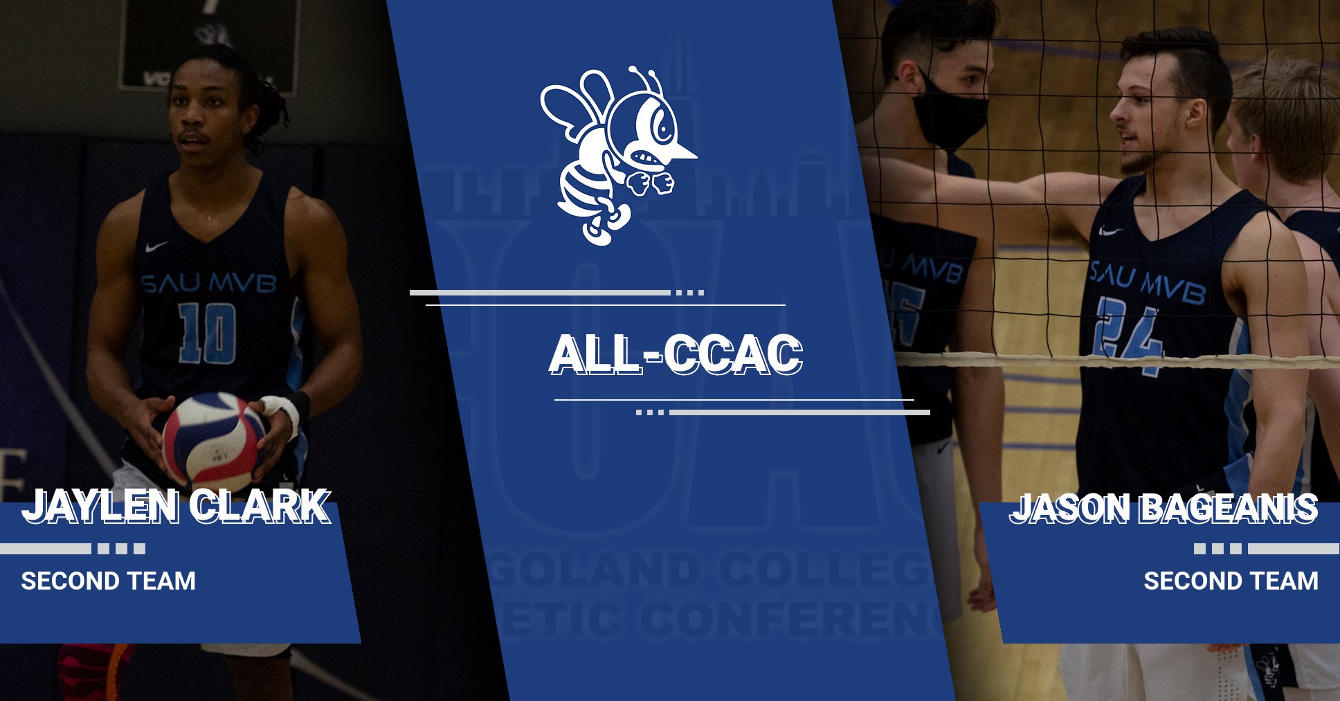 Clark and Bageanis named second team all-CCAC