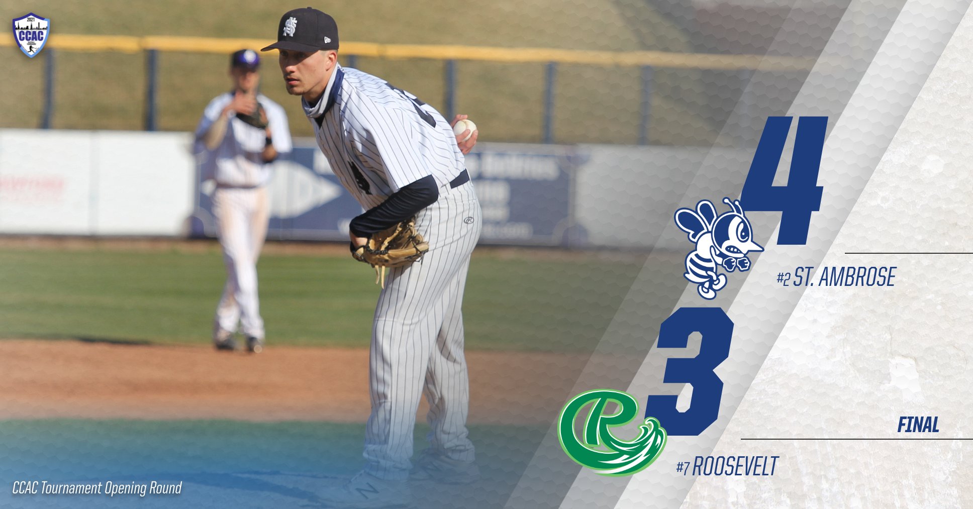 Bees hold on to win opening round matchup of CCAC Tournament