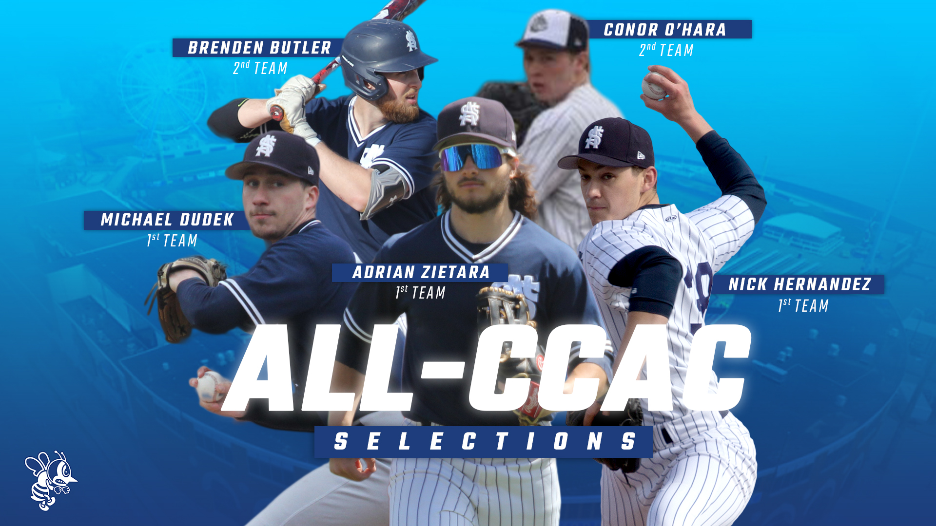Butler, Dudek, Hernandez, O'Hara and Zietara named to all-CCAC teams