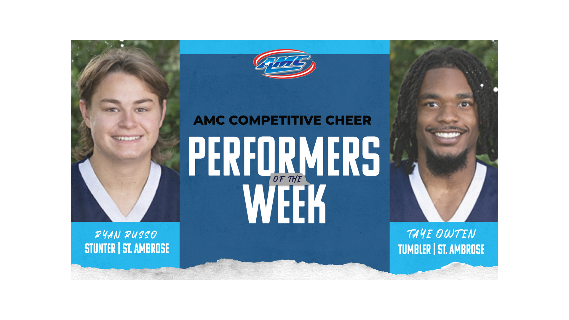 Russo and Owten named AMC Cheer Performers of the Week