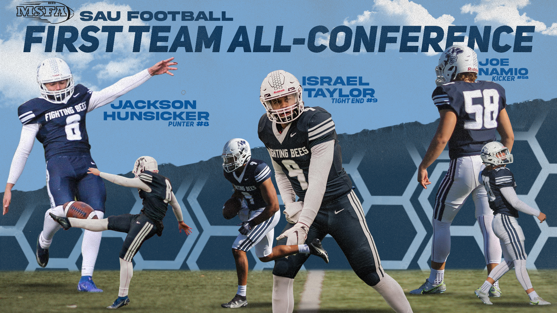 Hunsicker, Taylor, Namio named first team all-MSFA