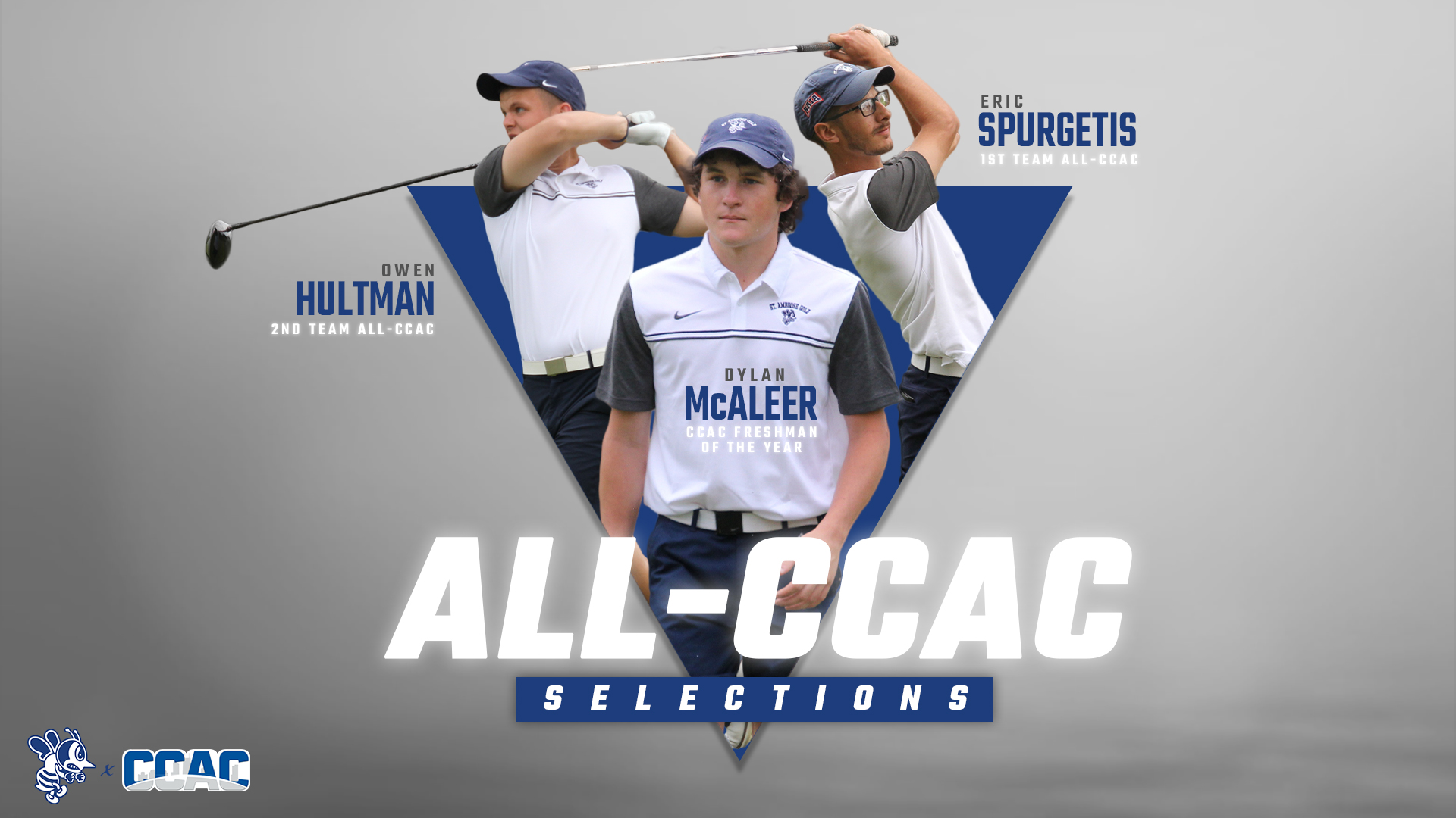 Spurgetis, Hultman and McAleer honored by the CCAC