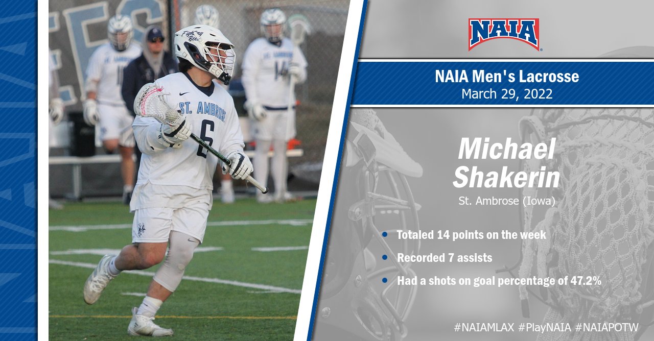 Shakerin named NAIA National Player of the Week