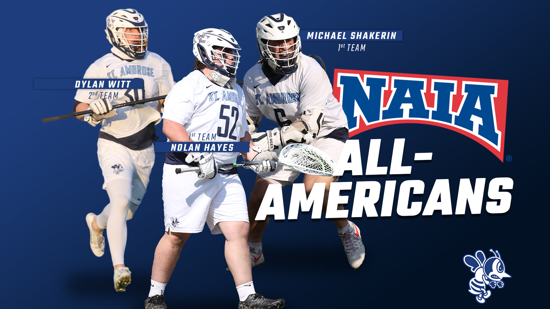 Hayes, Shakerin named 1st team All-Americans; Witt on 2nd team