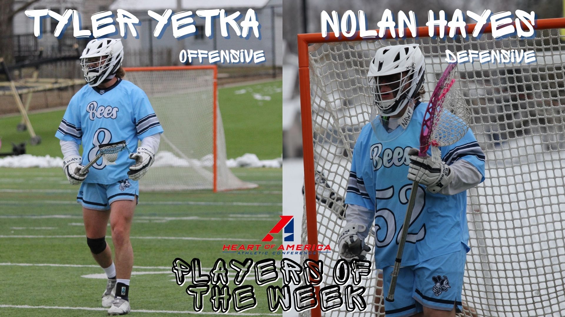 Hayes, Yetka named Heart Players of the Week