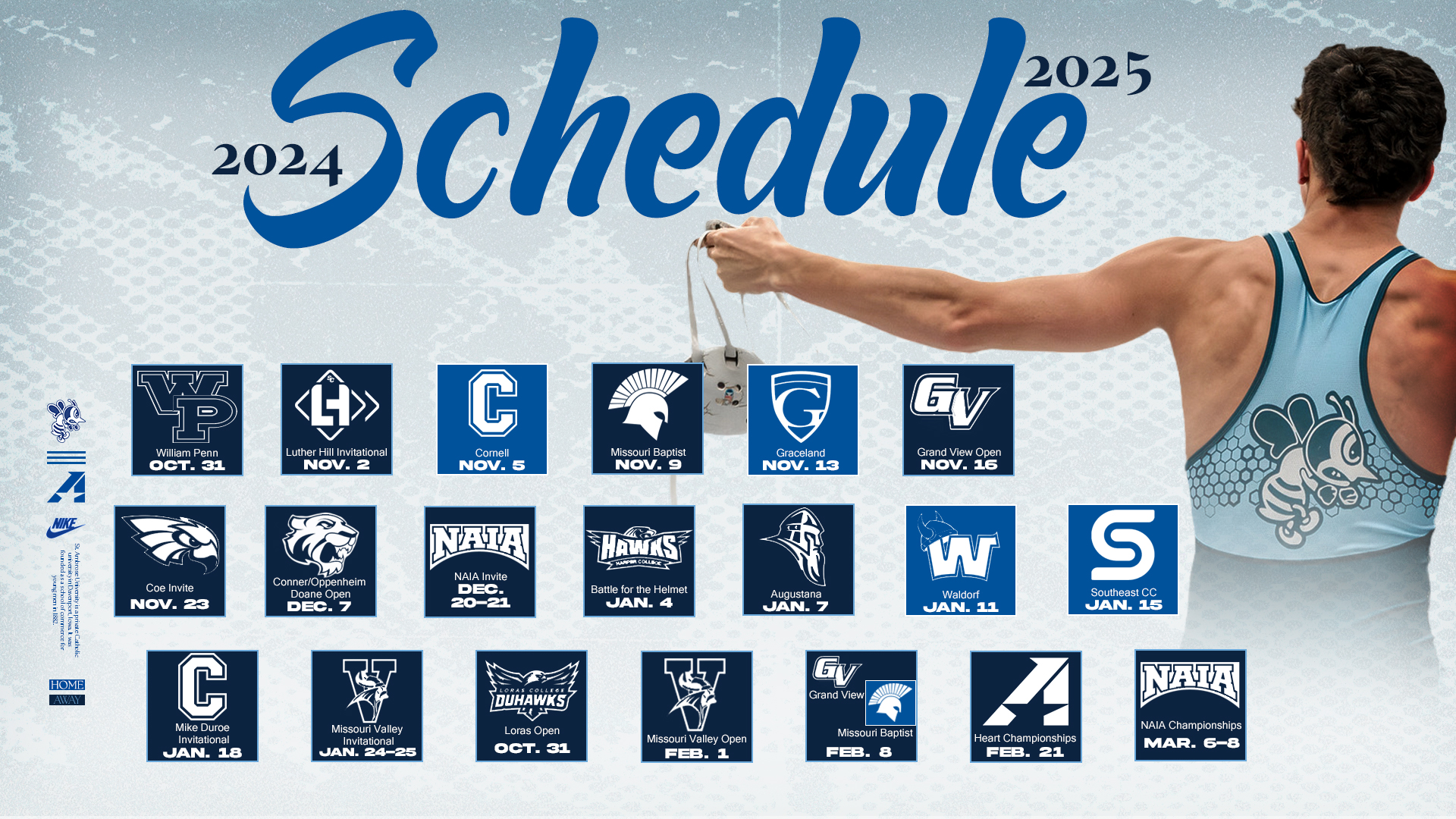 SAU announces 2024-25 wrestling schedule