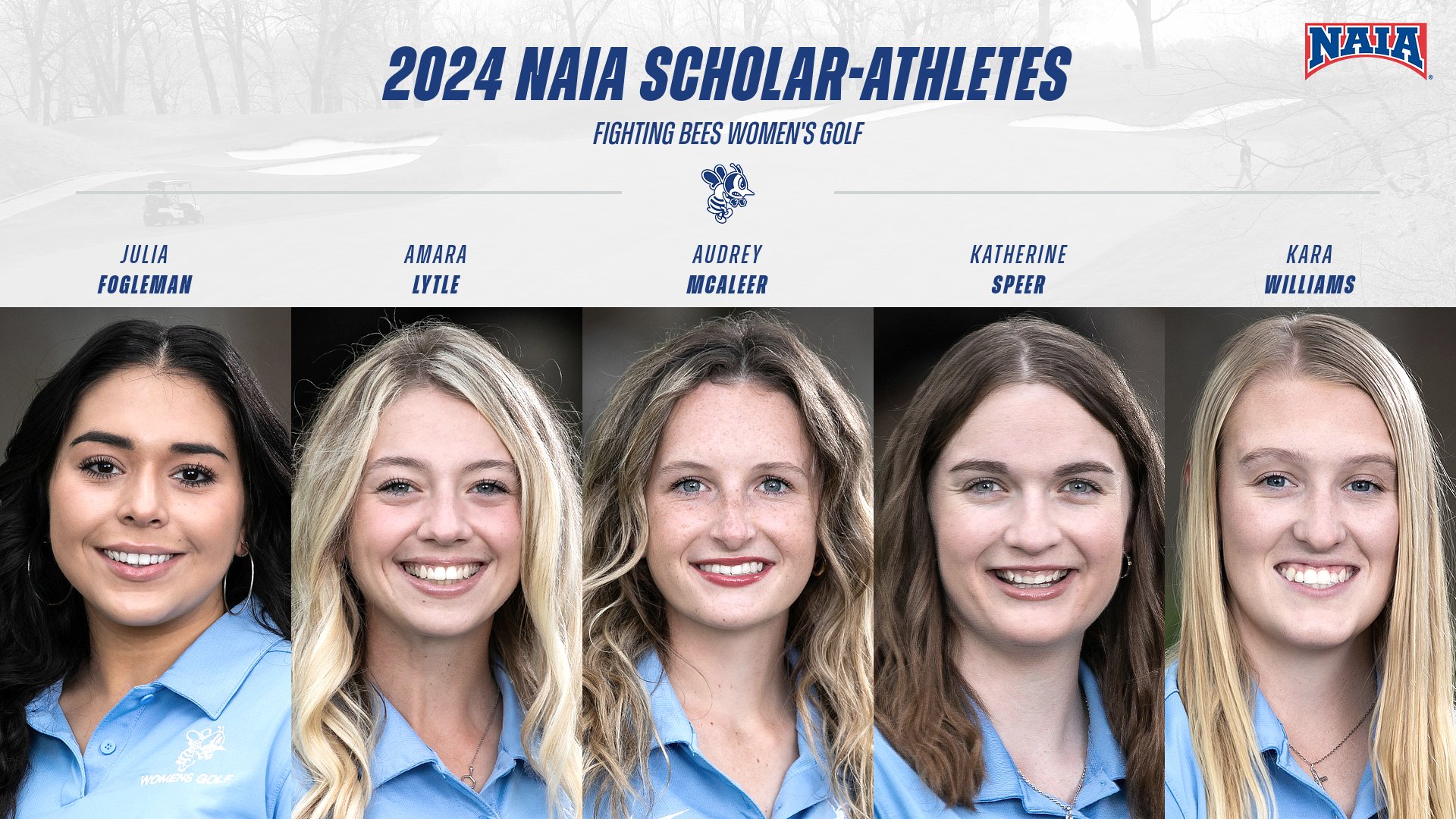 Five Bees named NAIA Scholar-Athletes