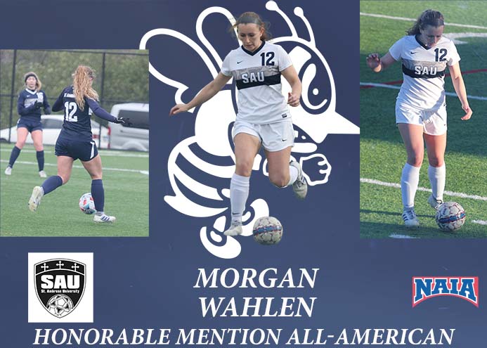 Wahlen named NAIA Honorable Mention All-American