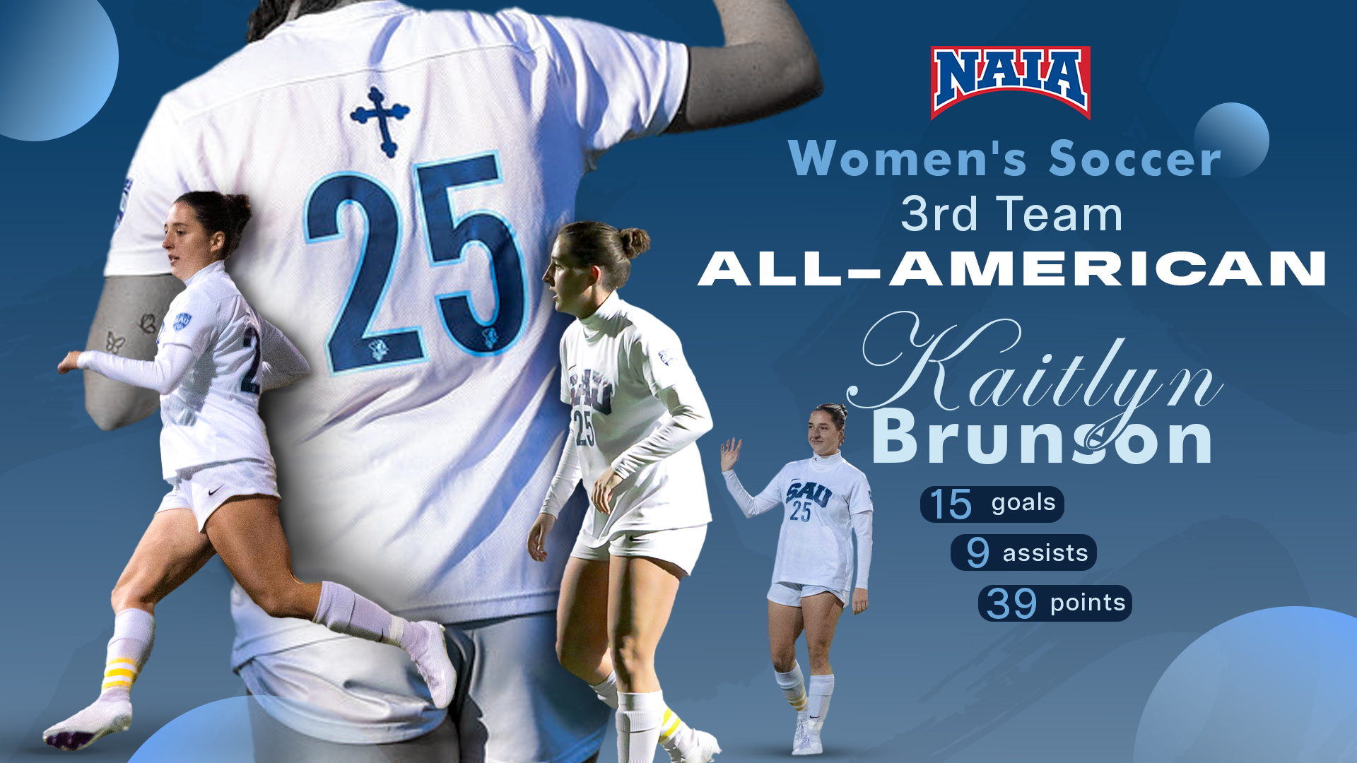 Brunson adds honors to standout career after named Third-Team All-American