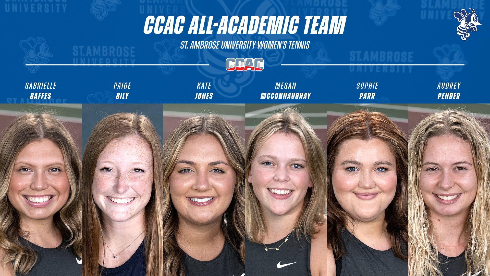 St. Ambrose led CCAC with six named to All-Academic Team