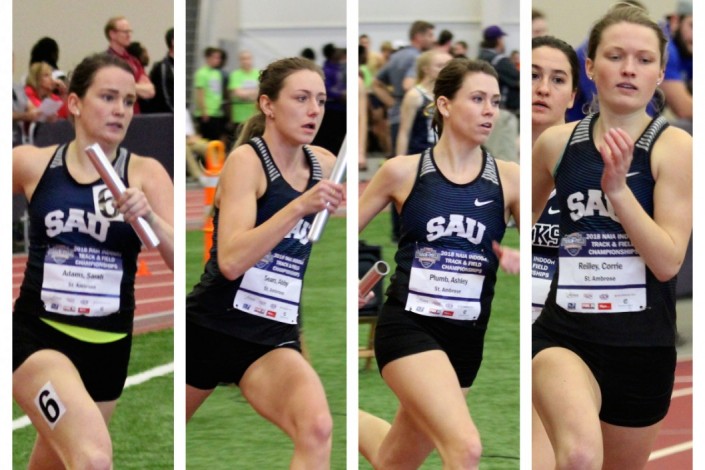 Relays lead successful day 1 for Bees at indoor nationals