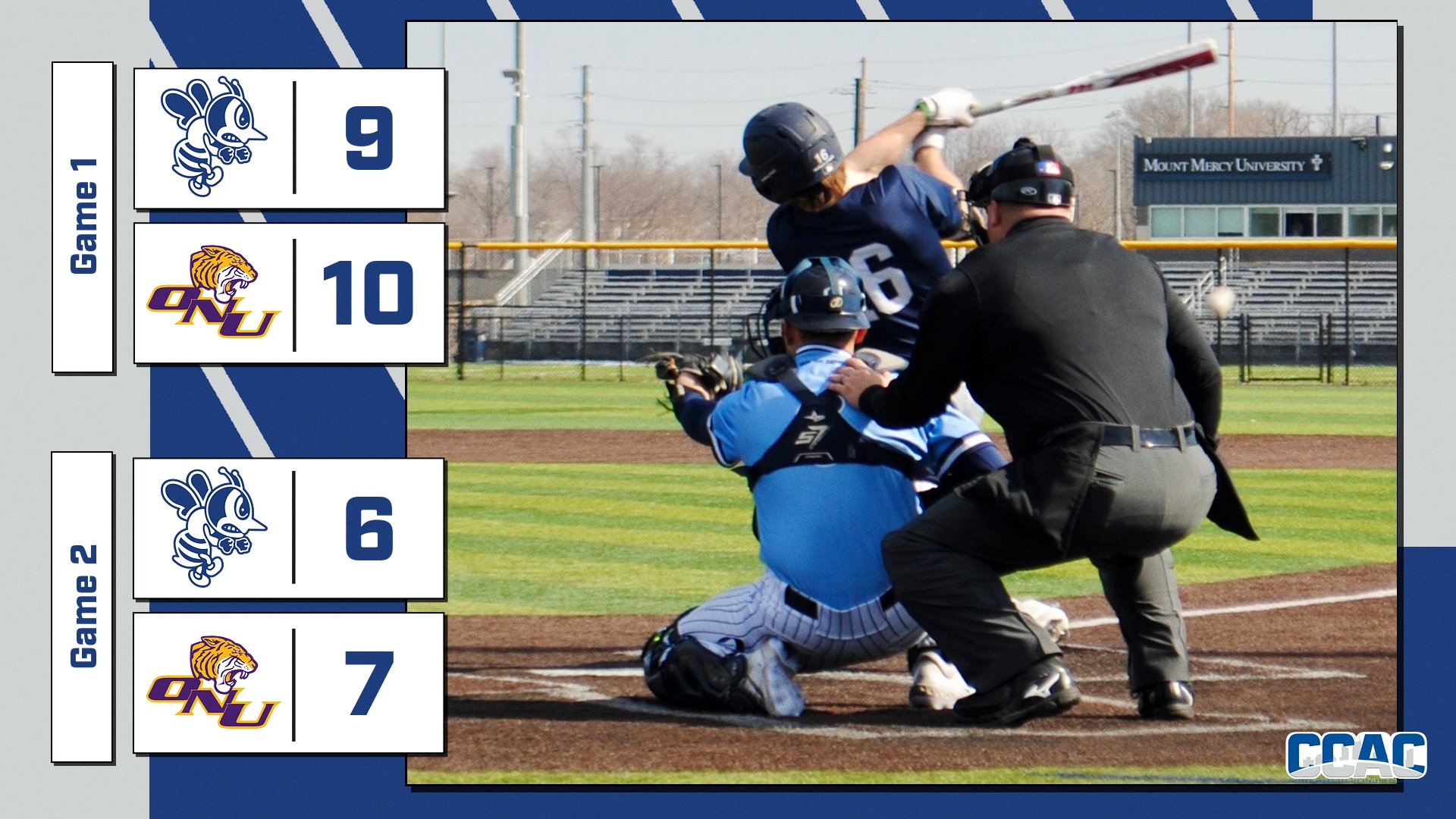 St. Ambrose drops two one-run games at Olivet Nazarene