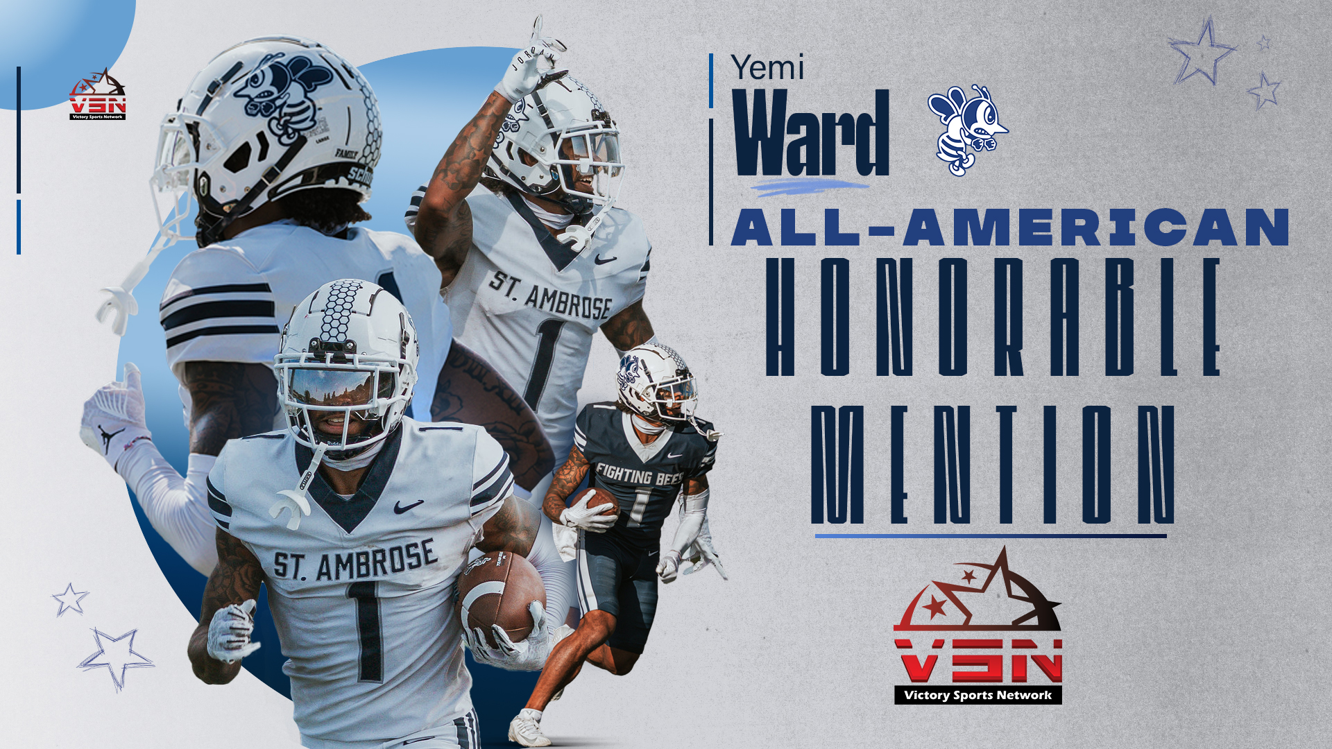 Ward receives VSN All-America honorable mention