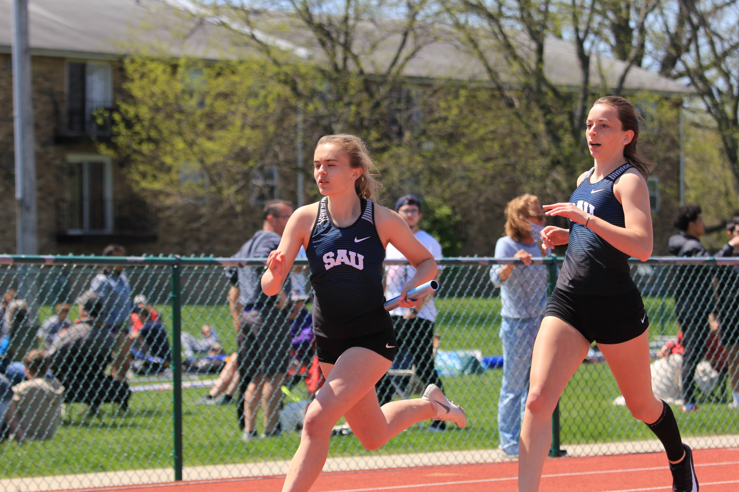 SAU T&F takes on two meets in two states