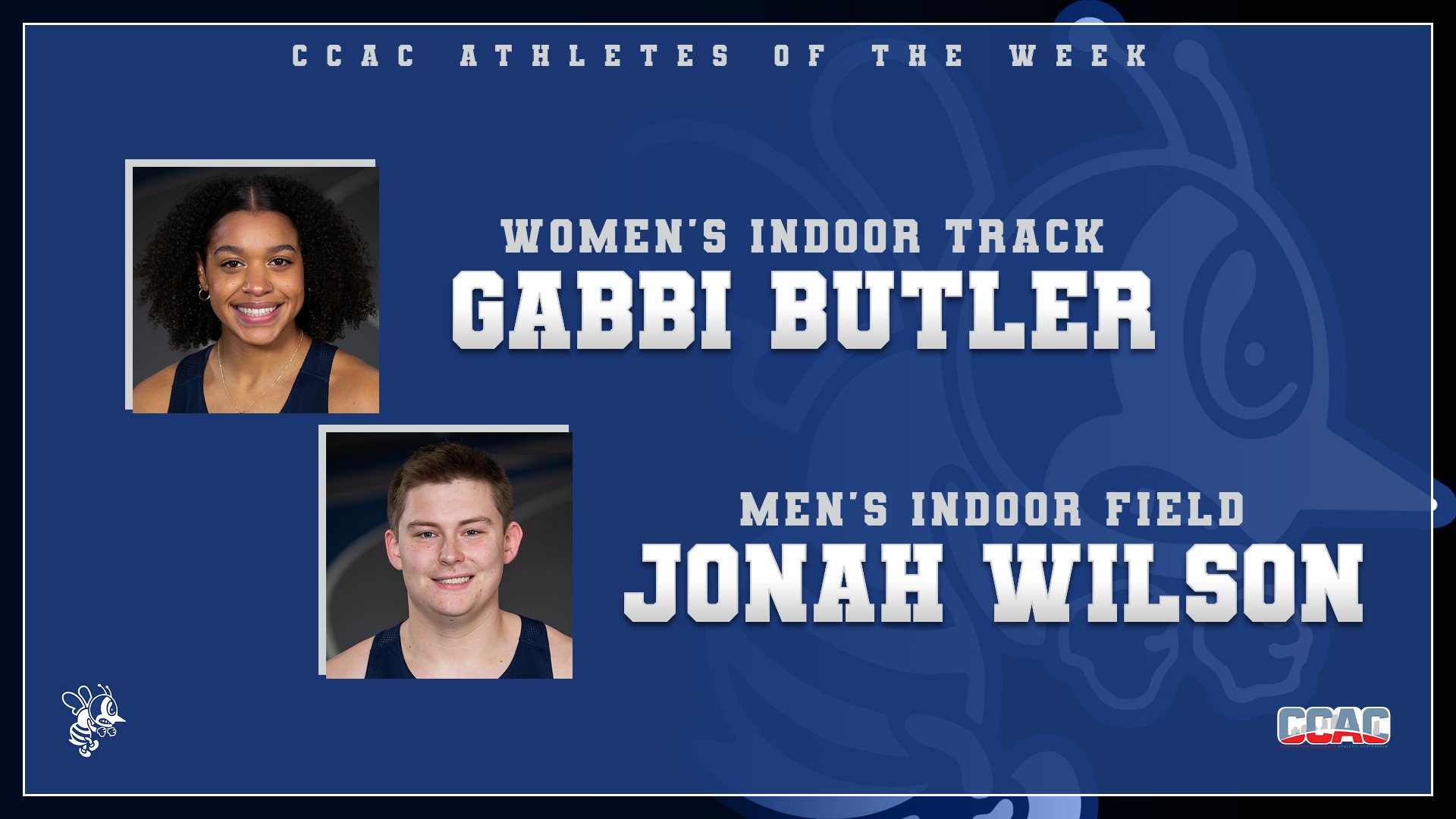 Butler, Wilson named CCAC Athletes of the Week