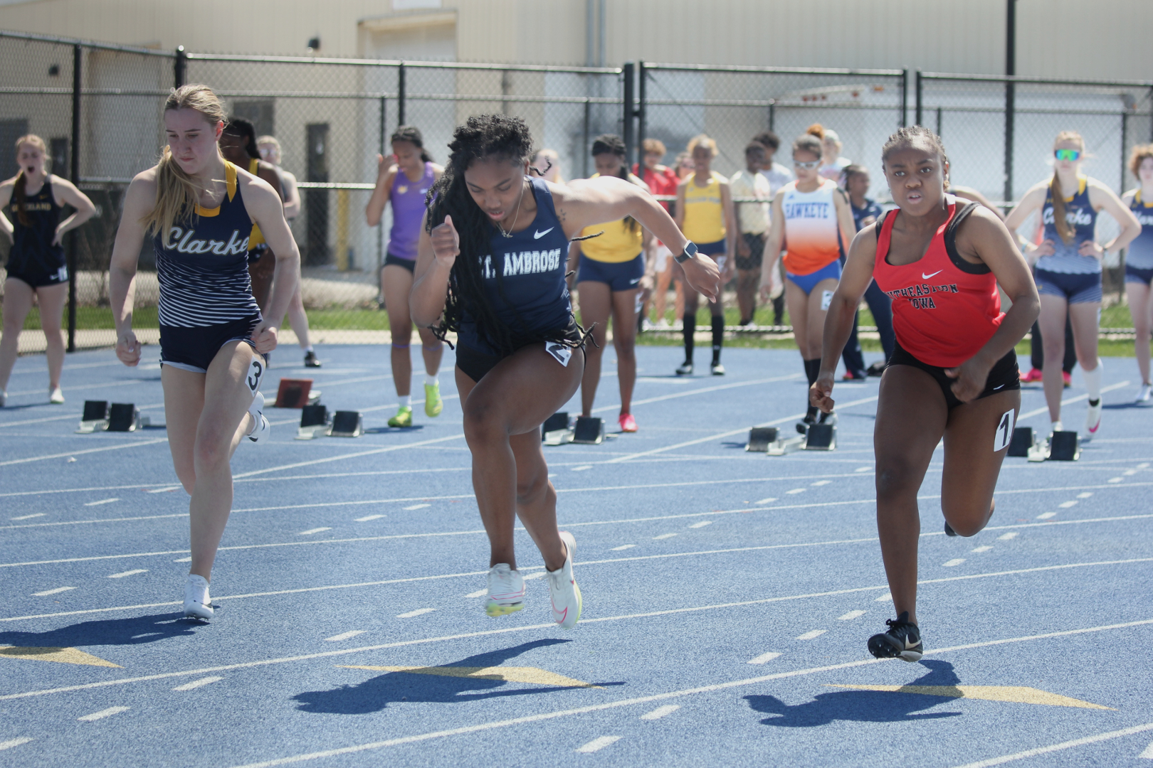 Track & Field competed in a plethora of outdoor events in a two-day span