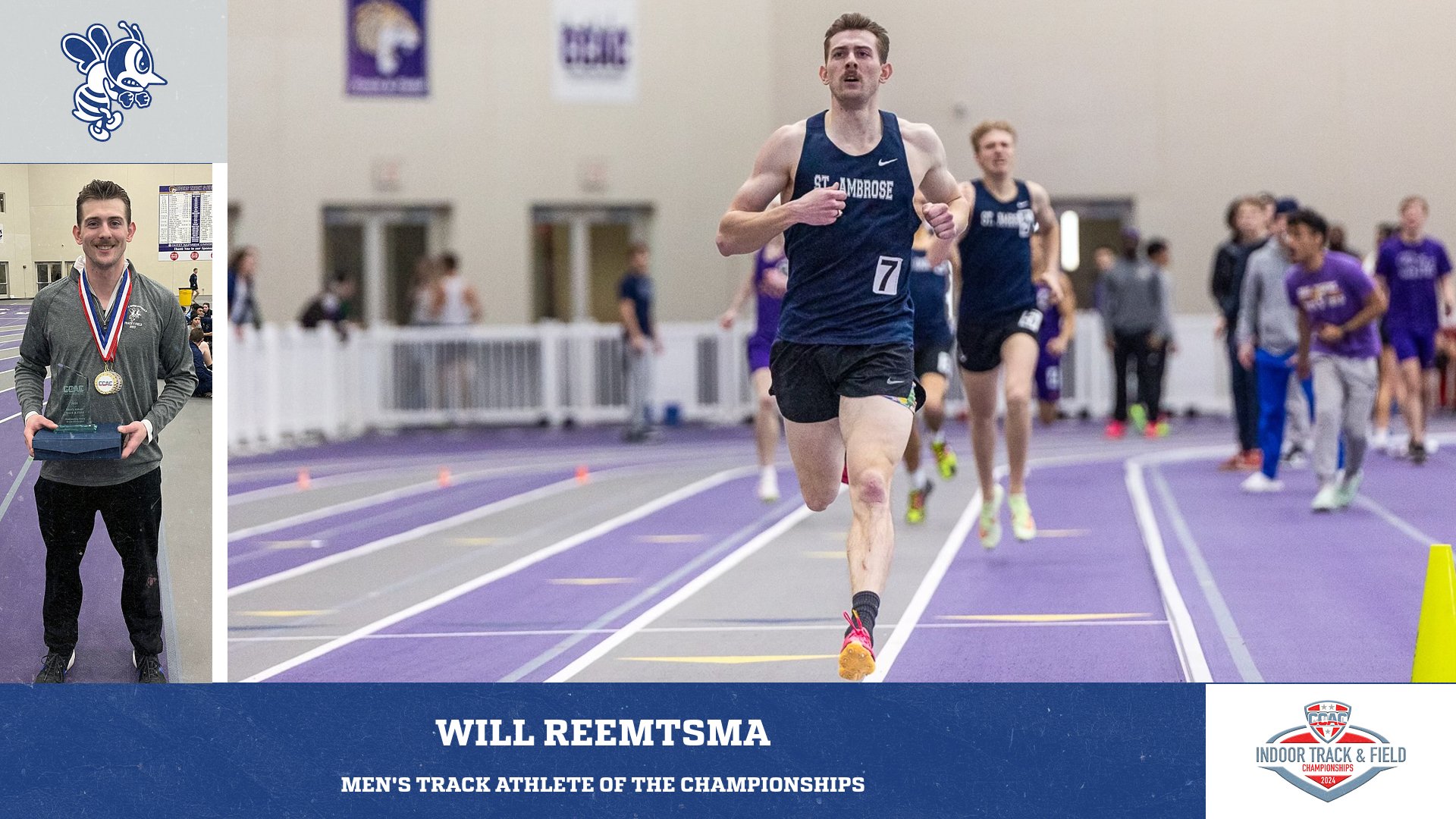 Reemtsma named Outstanding Track Event Performer of CCAC Championships