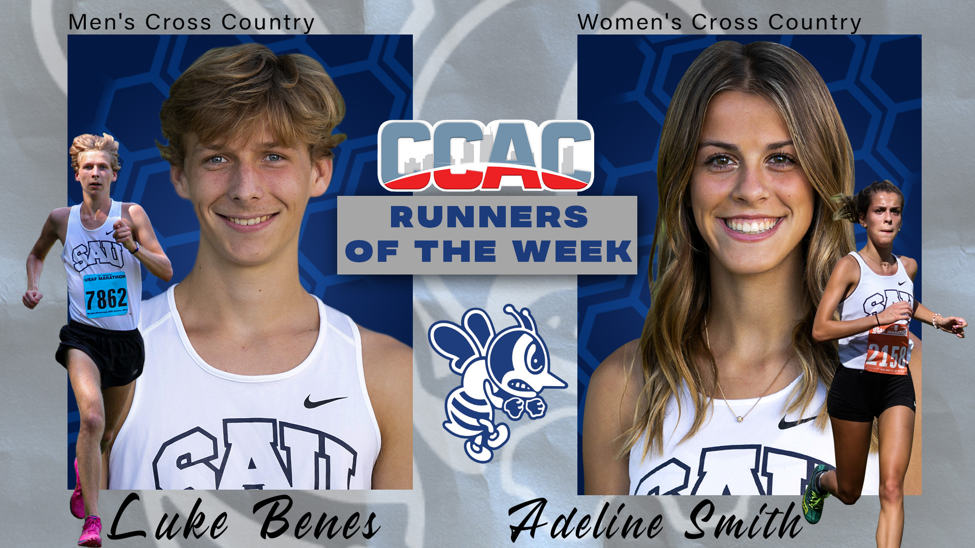 Benes, Smith named CCAC Runners of the Week
