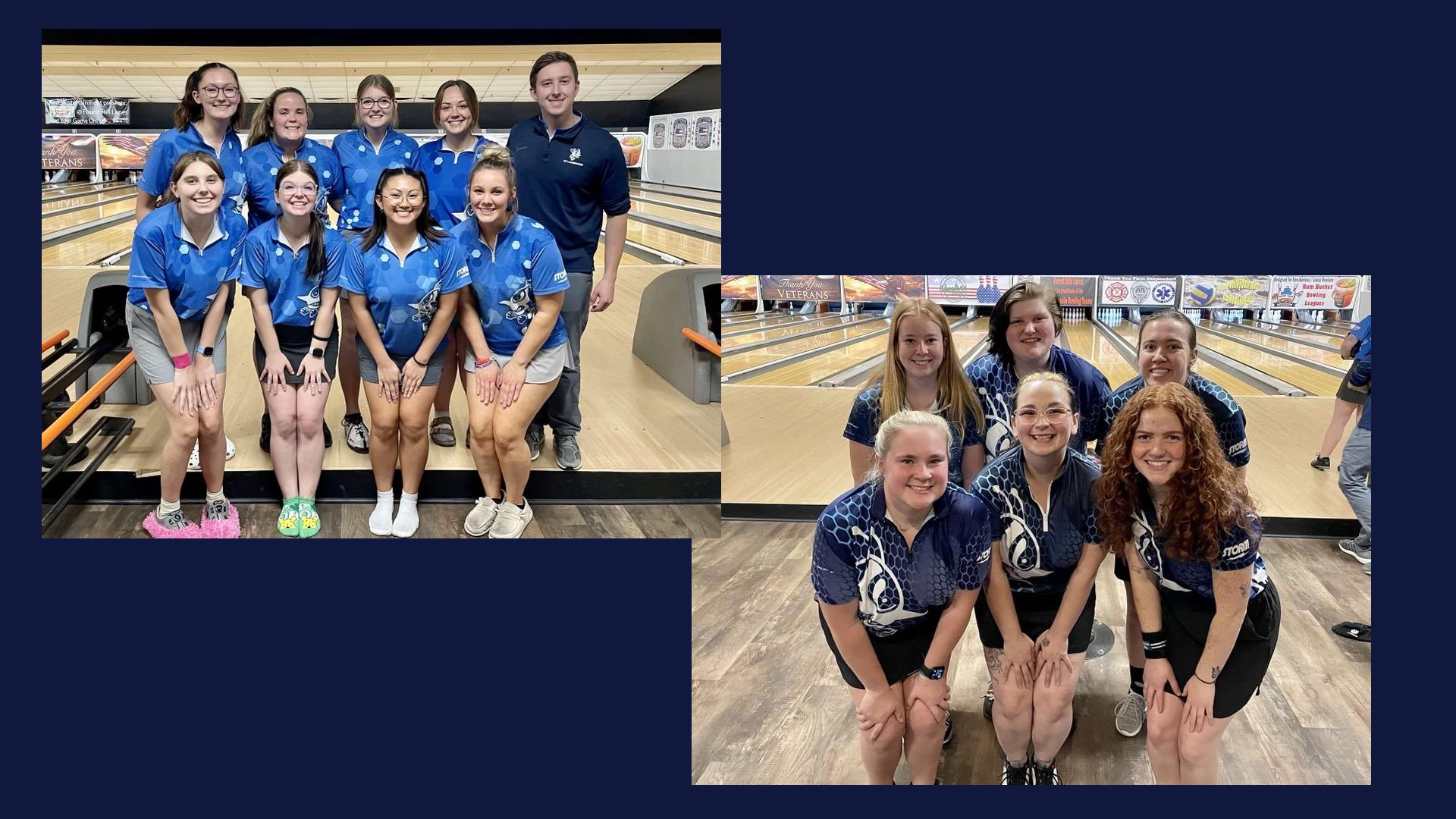 Men's and women's bowling snare runner-up finishes in season opener