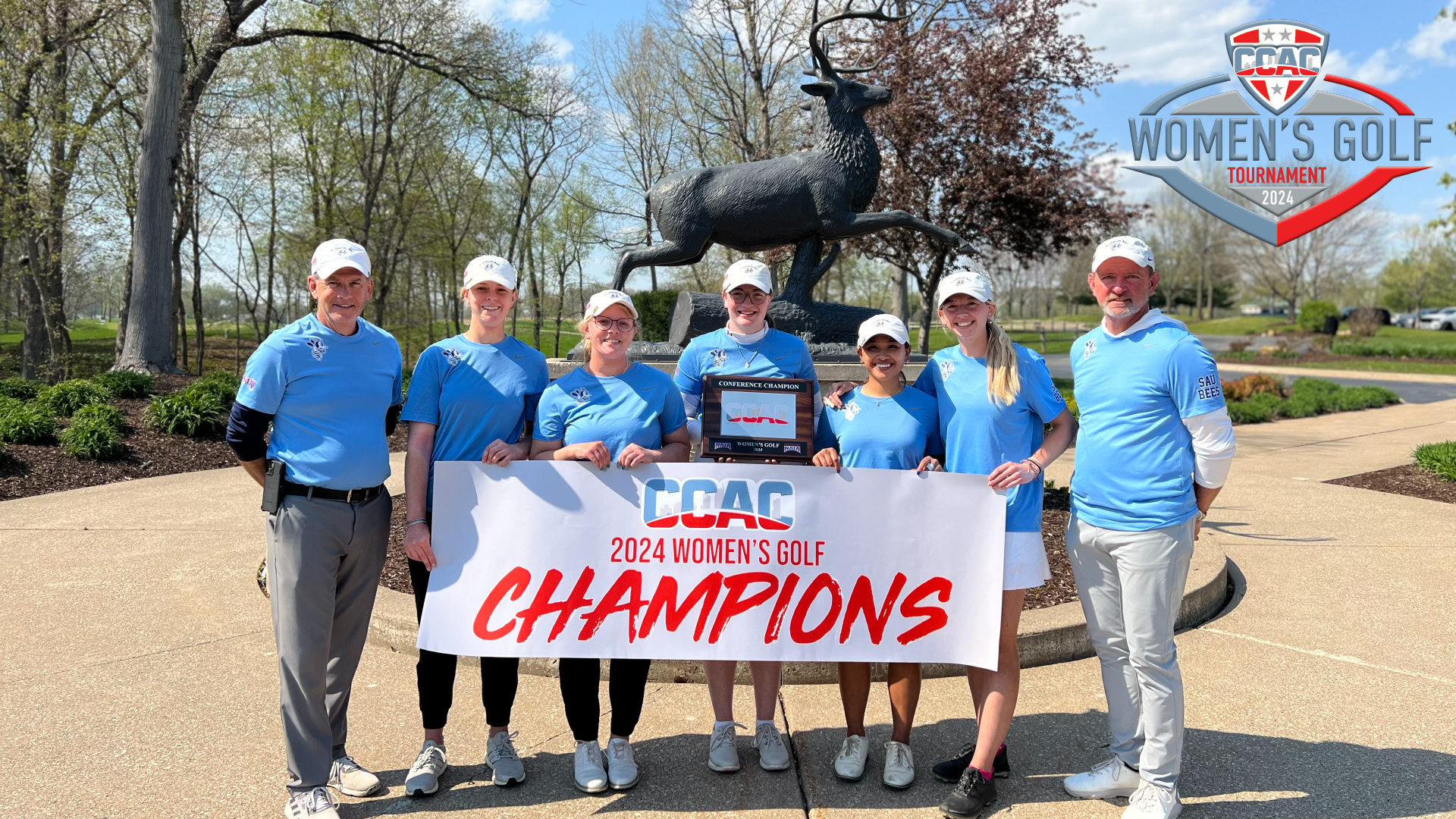 Bees win first CCAC Women's Golf Championship