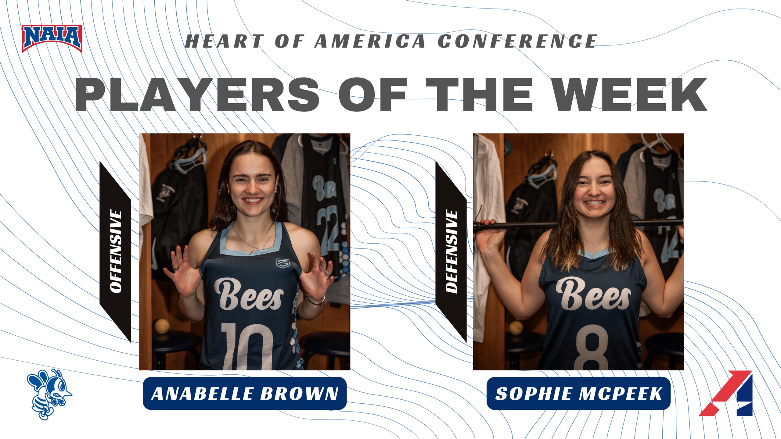 Brown, McPeek sweep Heart players of the week awards