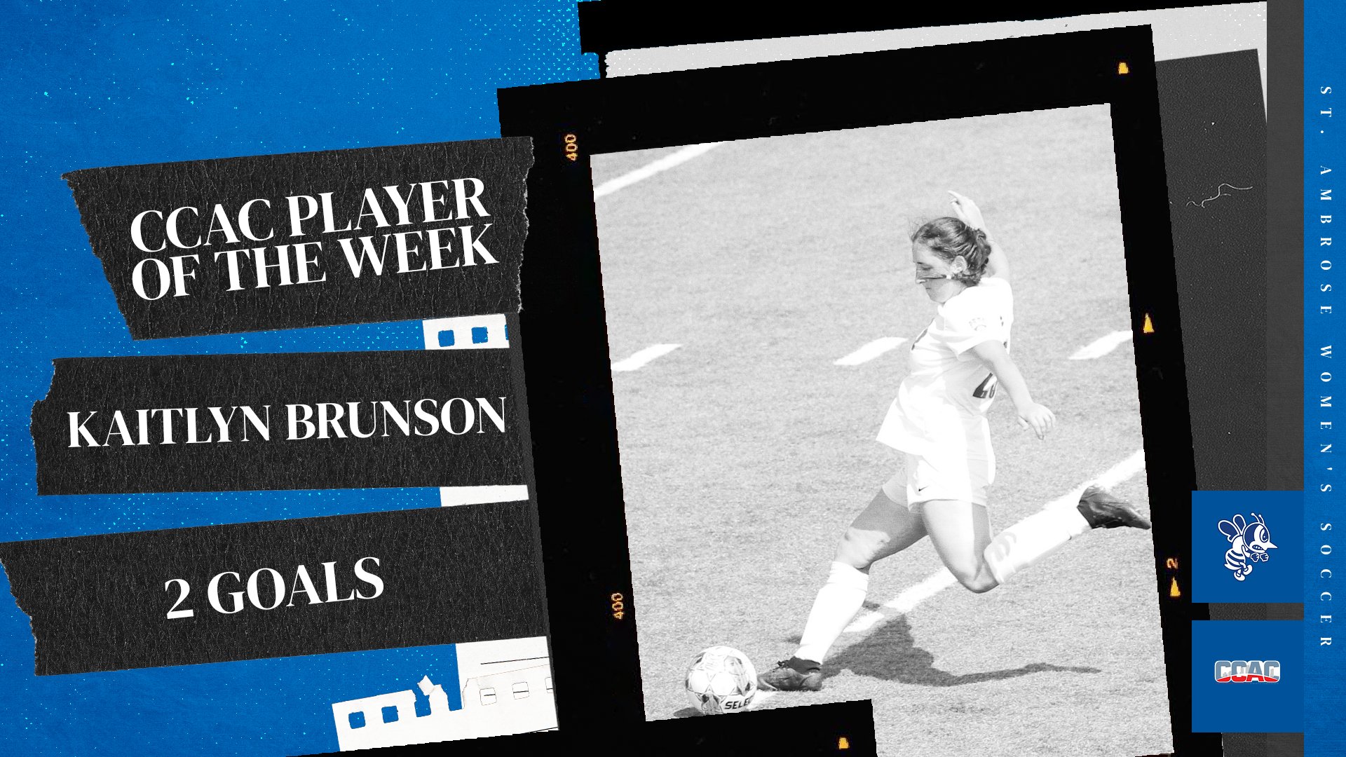 Brunson named CCAC Offensive Player of the Week