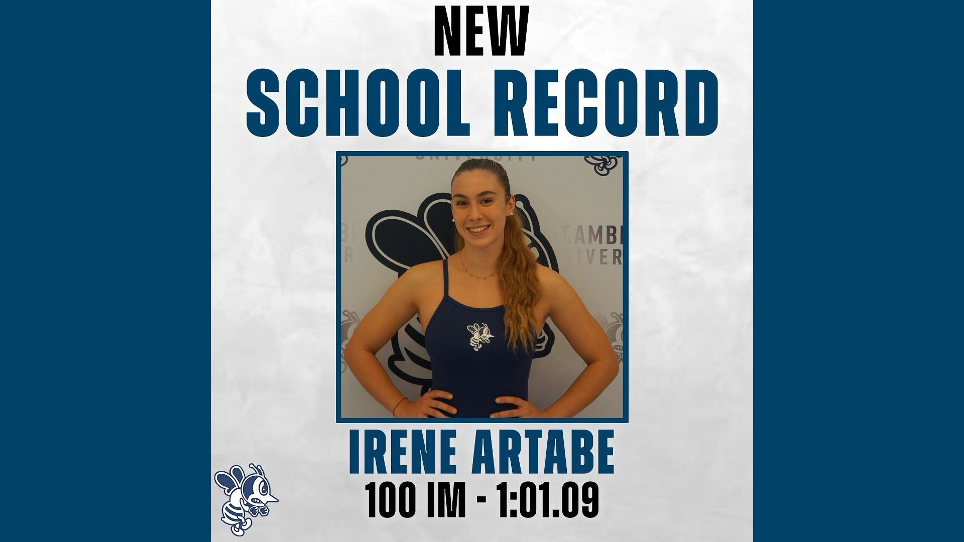 Artabe sets school record at Norse Sprint Invite