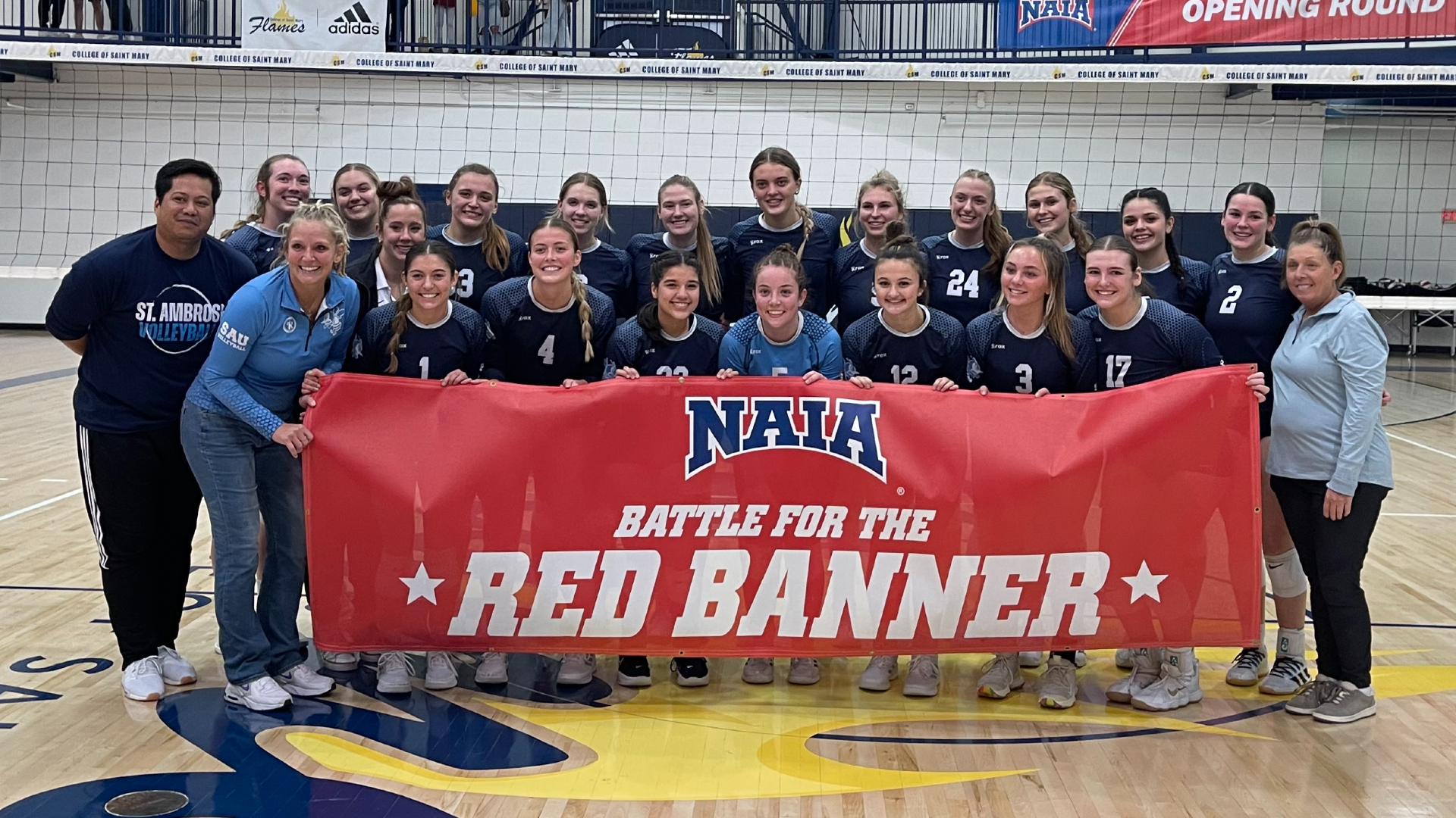 St. Ambrose defeats No. 16 Saint Mary in NAIA Tournament opening round