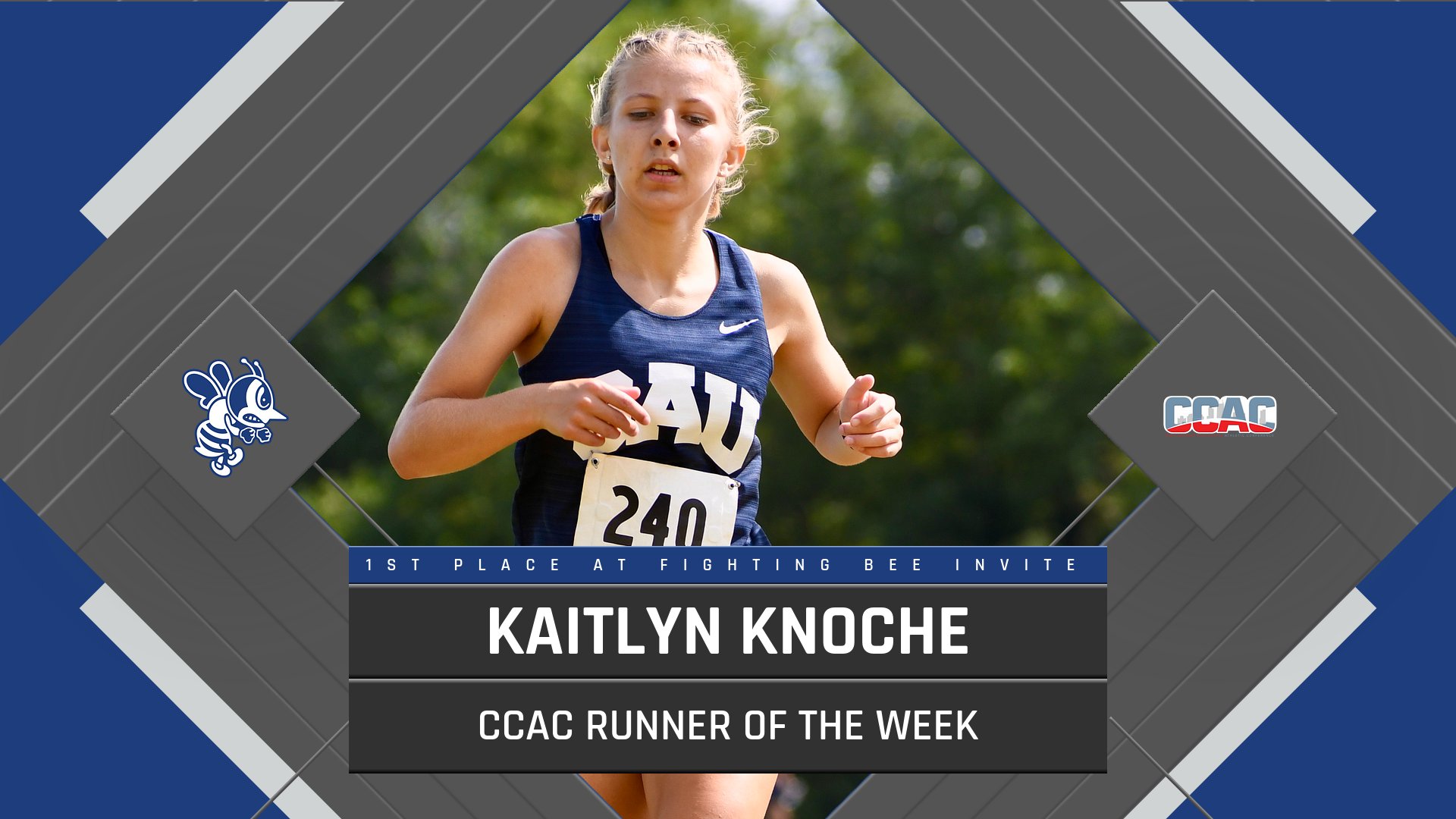 Knoche named CCAC Runner of the Week